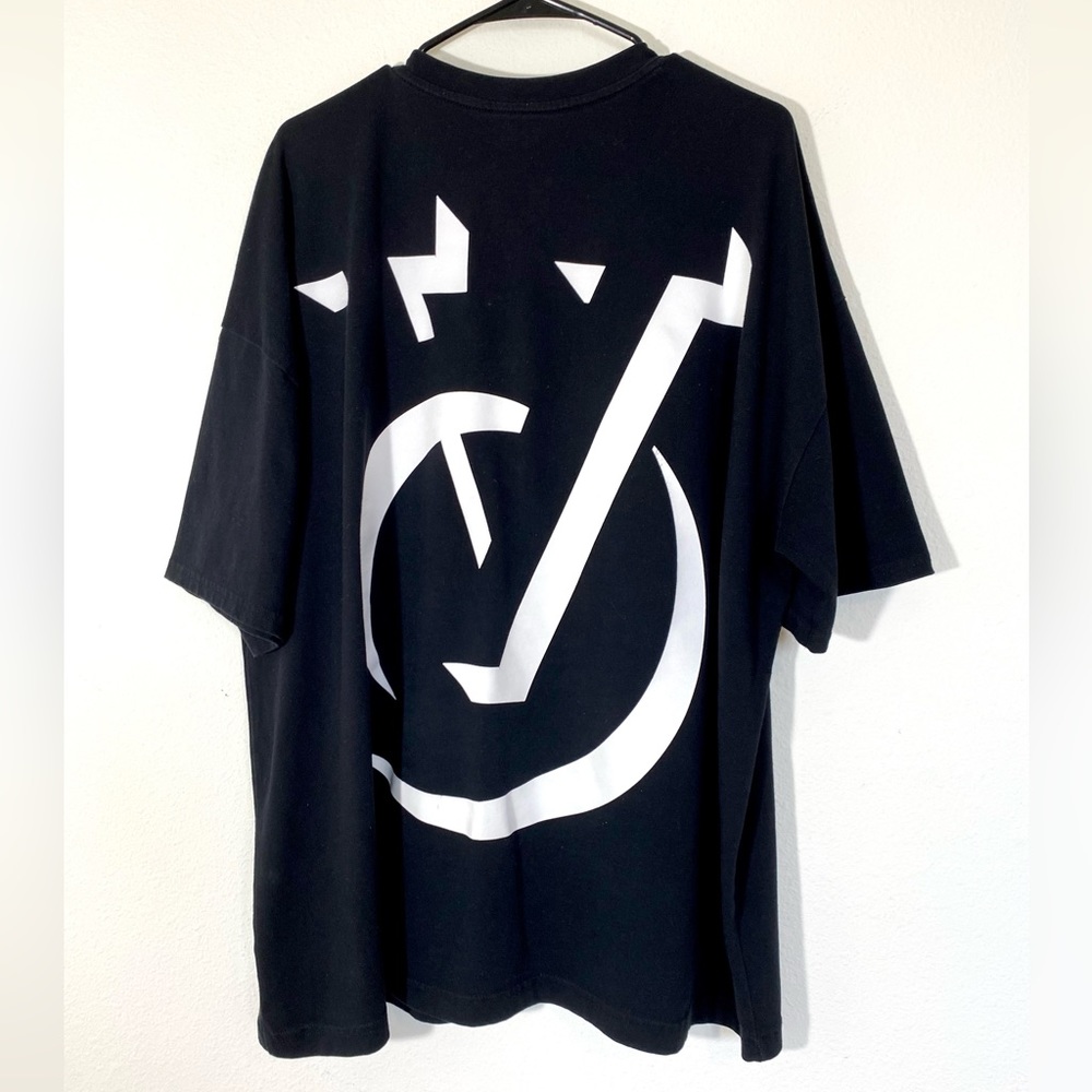 Oversized Mens Black Tee Shirt Express XXL Big and Tall